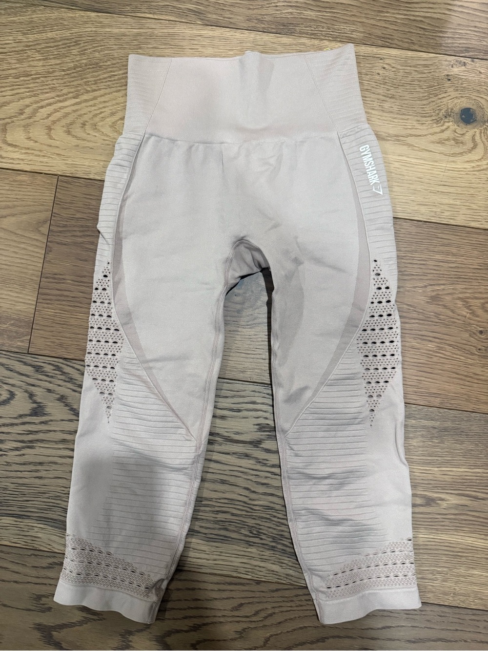 Gymshark High-Waist Seamless Crop Leggings - Light Pink